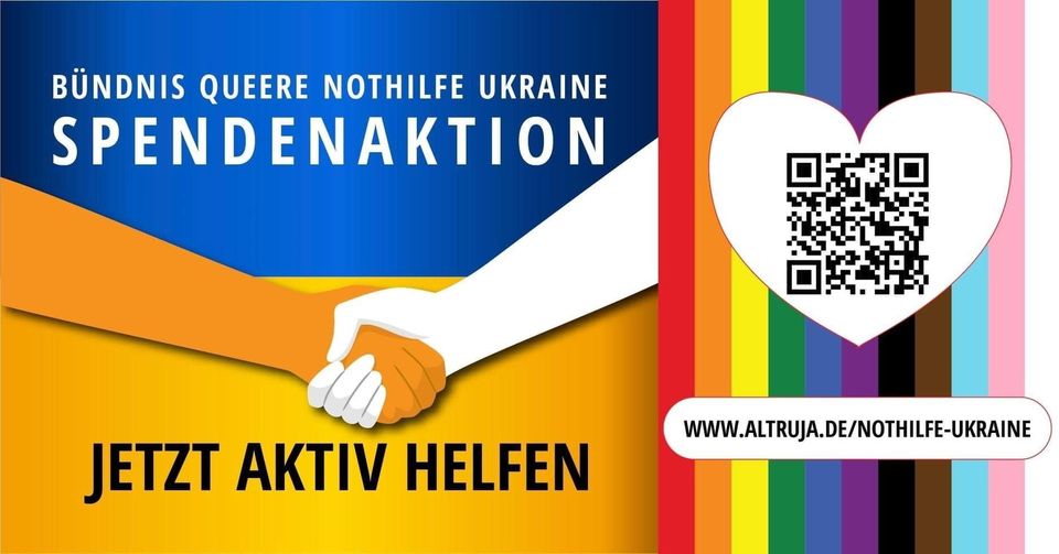Spendenaktion Queer Ukraine